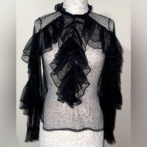 Cute see through blouse. Size S - NWT